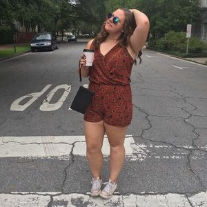 Patterned Romper